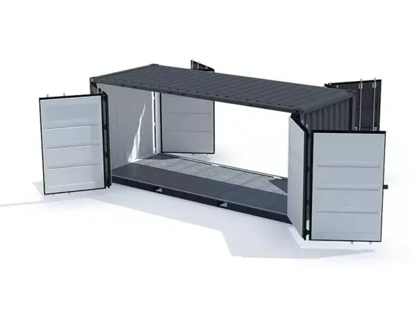 CONTENEUR DE RANGEMENT 20 PIEDS OUVERT CÔTÉ DOUBLE TAILLE – Image 3